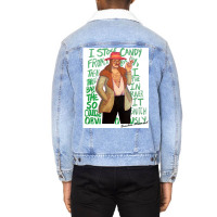 Frankie Mermaid Velocipastor Unisex Sherpa-lined Denim Jacket | Artistshot