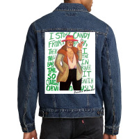 Frankie Mermaid Velocipastor Men Denim Jacket | Artistshot