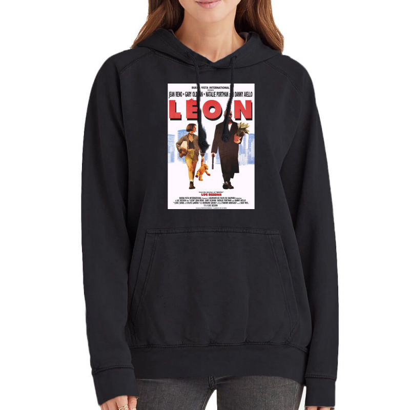 Leon The Professional Vintage Hoodie by salayobatrazf | Artistshot