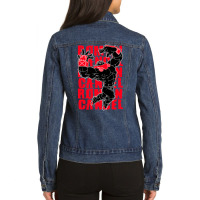 Guilty Gear Potemkin   Roman Cancel Ladies Denim Jacket | Artistshot