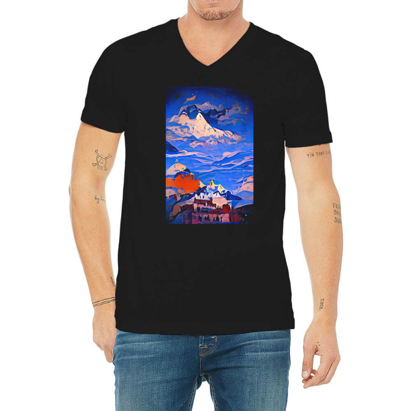 Everest T  Shirtmountain Everest T  Shirt V-Neck Tee by tomas38978 | Artistshot