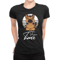 Trending Zen Dogs Love Yoga-f3isz Ladies Fitted T-shirt | Artistshot