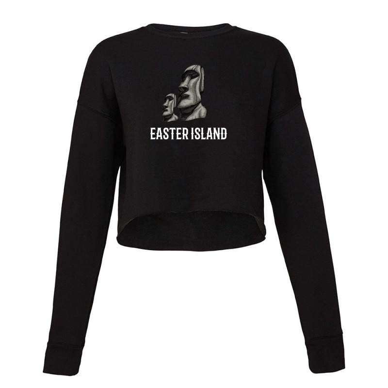 Easter Island Moai, Isla De Pascua Easter Island Cropped Sweater | Artistshot