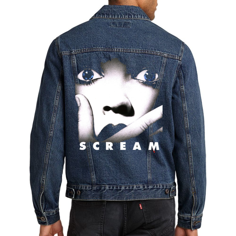 It's A Scream Men Denim Jacket by jepaceylqnb | Artistshot