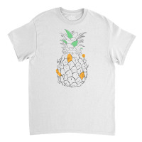 Pineapple Line Art Classic T-shirt | Artistshot