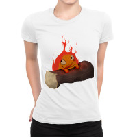 Howls Moving Castle Ladies Fitted T-shirt | Artistshot