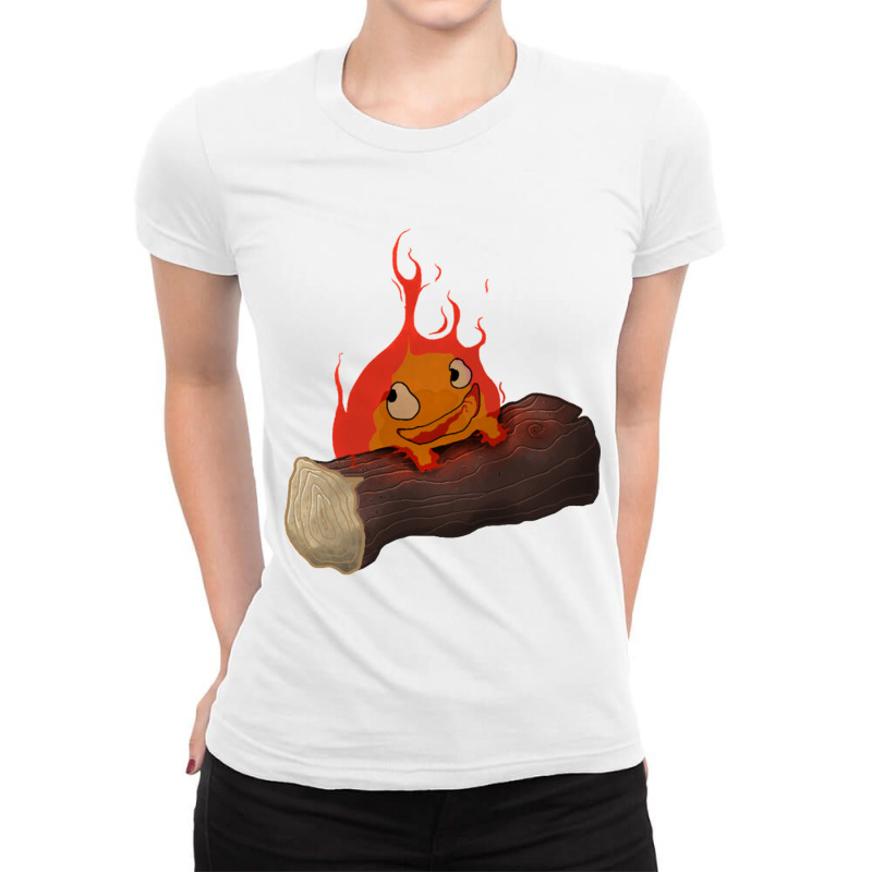 Howls Moving Castle Ladies Fitted T-Shirt by STEVEHICKS | Artistshot