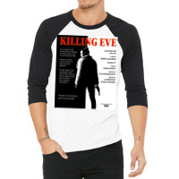 Killing Eve Movie Poster 3/4 Sleeve Shirt | Artistshot