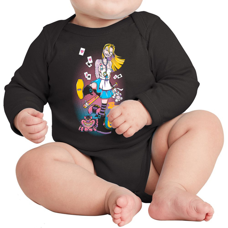 Tick Tock Girl Long Sleeve Baby Bodysuit by kakashop | Artistshot