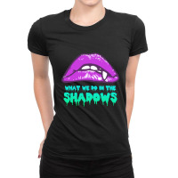 Limited Edition What We Do In The Shadows Vamp Lips Ladies Fitted T-shirt | Artistshot