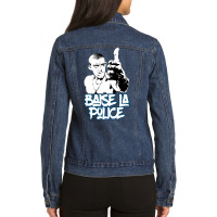 La Haine The Hate Anti Police Acab Movies Film France French Paris Hip Ladies Denim Jacket | Artistshot