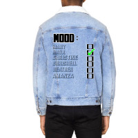 The Design Is Oppenheim Group A Text Art Unisex Sherpa-lined Denim Jacket | Artistshot