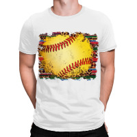 Sports Softball Background All Over Men's T-shirt | Artistshot