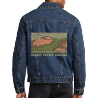 Limited Edition Sunset Crater Volcano National Monument Nature Lover V Men Denim Jacket | Artistshot