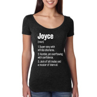 Joyce Definition Funny First Name Humor Nickname T Shirt Women's Triblend Scoop T-shirt | Artistshot