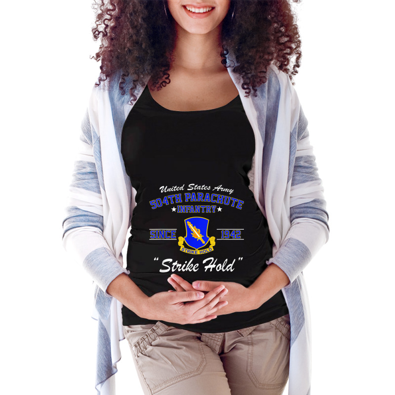 504th Parachute Infantry Regiment 002 Maternity Scoop Neck T-shirt by JOHNCREASY | Artistshot