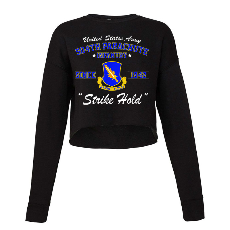 504th Parachute Infantry Regiment 002 Cropped Sweater by JOHNCREASY | Artistshot