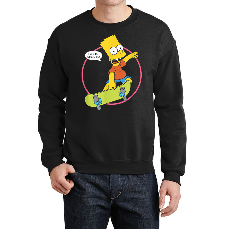 The Simpsons Bart Simpson Eat My Shorts T Shirt Crewneck Sweatshirt by mauthe | Artistshot