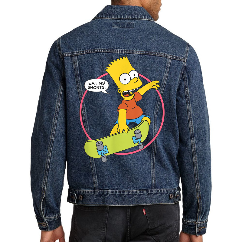 The Simpsons Bart Simpson Eat My Shorts T Shirt Men Denim Jacket by mauthe | Artistshot