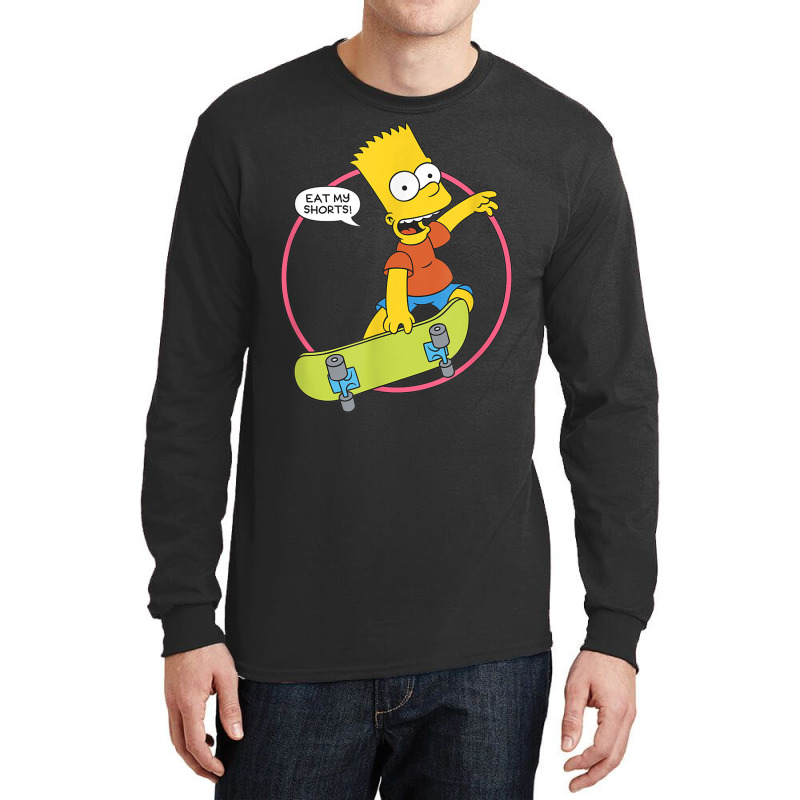 The Simpsons Bart Simpson Eat My Shorts T Shirt Long Sleeve Shirts by mauthe | Artistshot