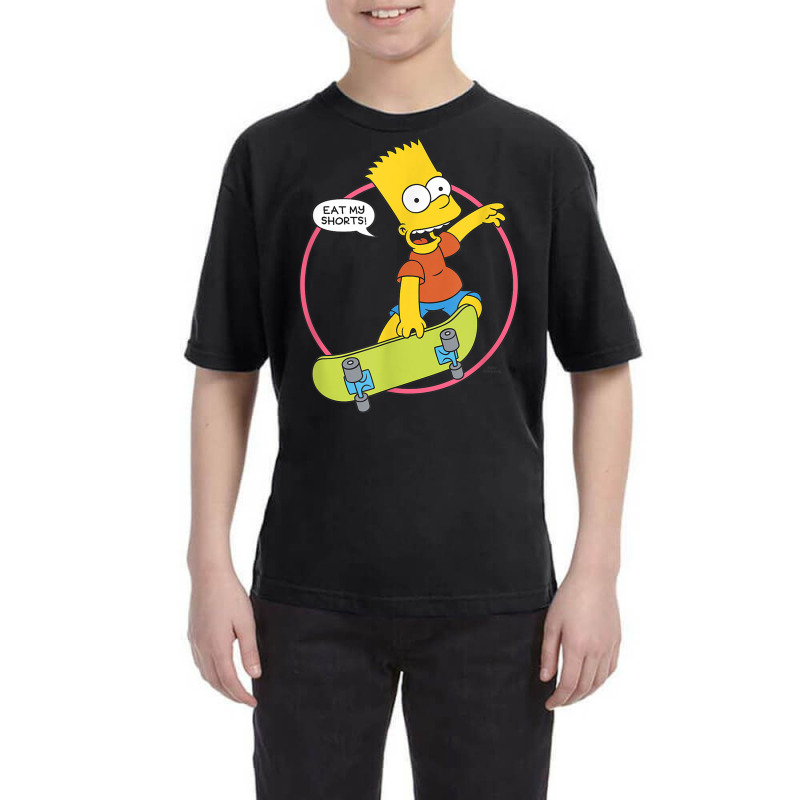 The Simpsons Bart Simpson Eat My Shorts T Shirt Youth Tee by mauthe | Artistshot