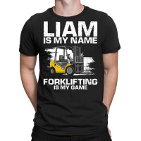 Mens Fork Stacker Operator Design For Forklift Driverfor Liam T Shirt T-shirt | Artistshot