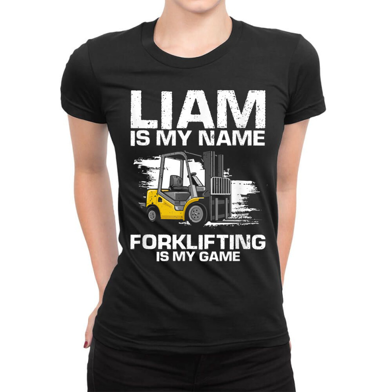 Mens Fork Stacker Operator Design For Forklift Driverfor Liam T Shirt Ladies Fitted T-Shirt by ald1heberts | Artistshot