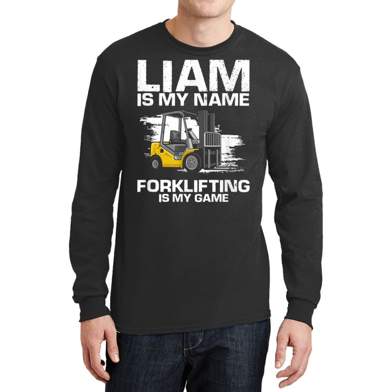 Mens Fork Stacker Operator Design For Forklift Driverfor Liam T Shirt Long Sleeve Shirts by ald1heberts | Artistshot