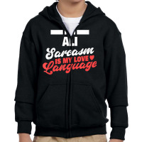 Mens I'm Ali Sarcasm Language Saying Funny Ali Name T Shirt Youth Zipper Hoodie | Artistshot