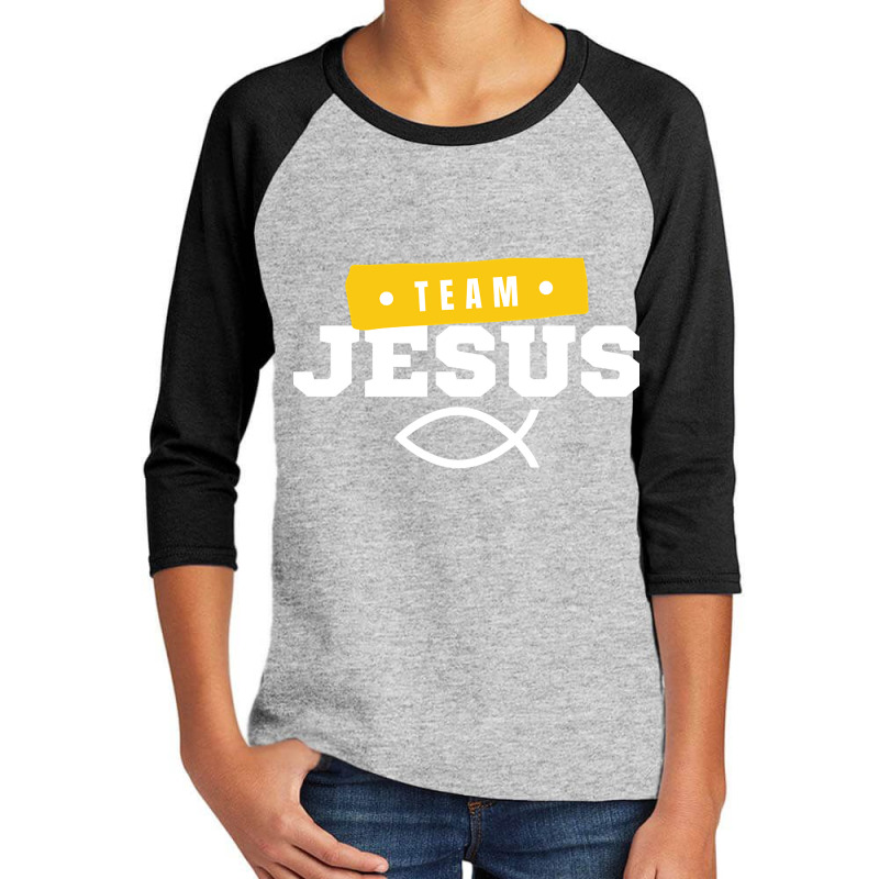 Trending Team Jesus Fish - Christian-nl6xu Youth 3/4 Sleeve | Artistshot