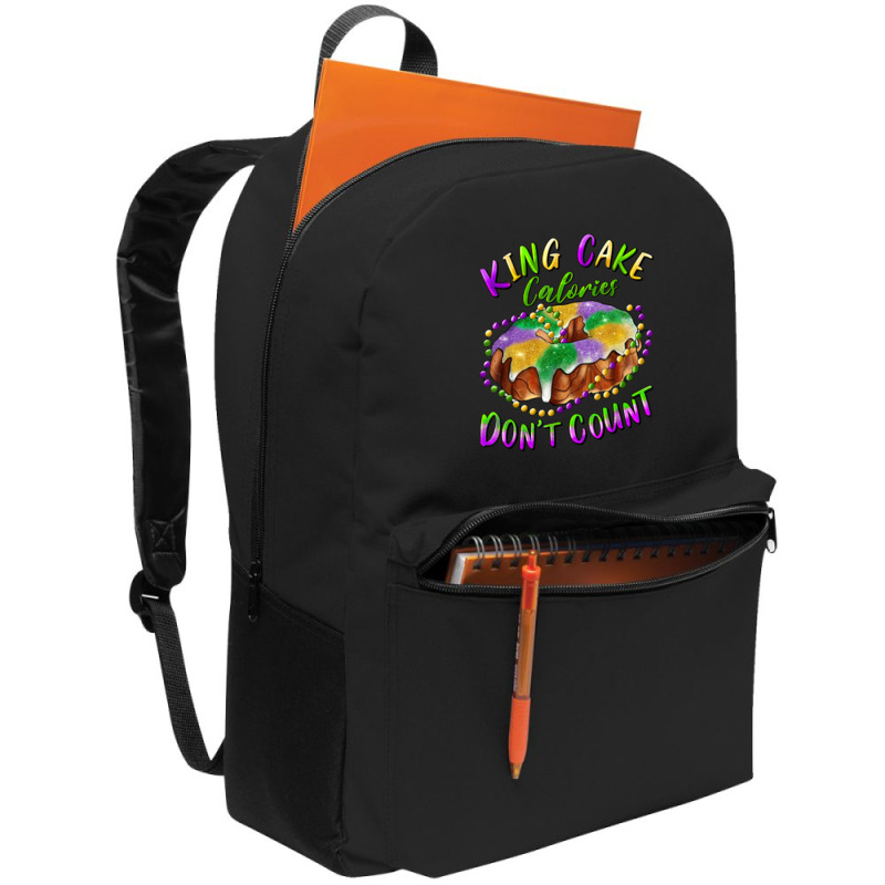 Mardi Gras King Cake Calories Don't Count T Shirt Backpack | Artistshot