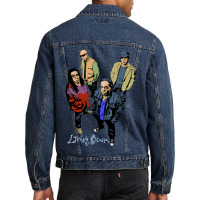 Cool Vector Living Color New Graphic Design Men Denim Jacket | Artistshot