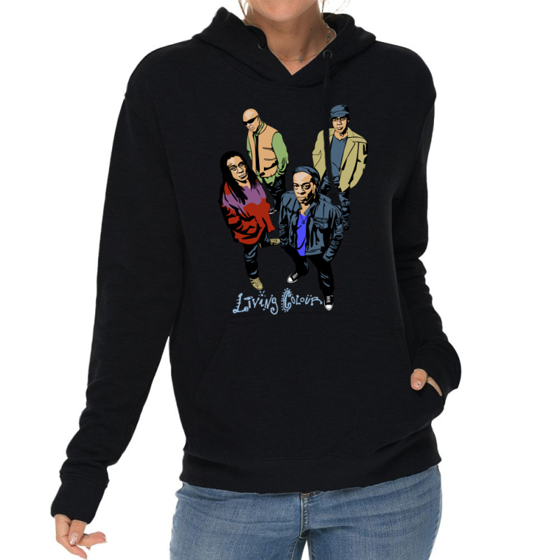 Cool Vector Living Color New Graphic Design Lightweight Hoodie | Artistshot