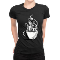 Limited Edition Black Coffee. Black Magic. Ladies Fitted T-shirt | Artistshot