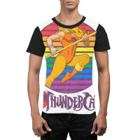 Thundercats Cheetara Rainbow Sunset Poster Premium T Shirt Graphic T-shirt | Artistshot