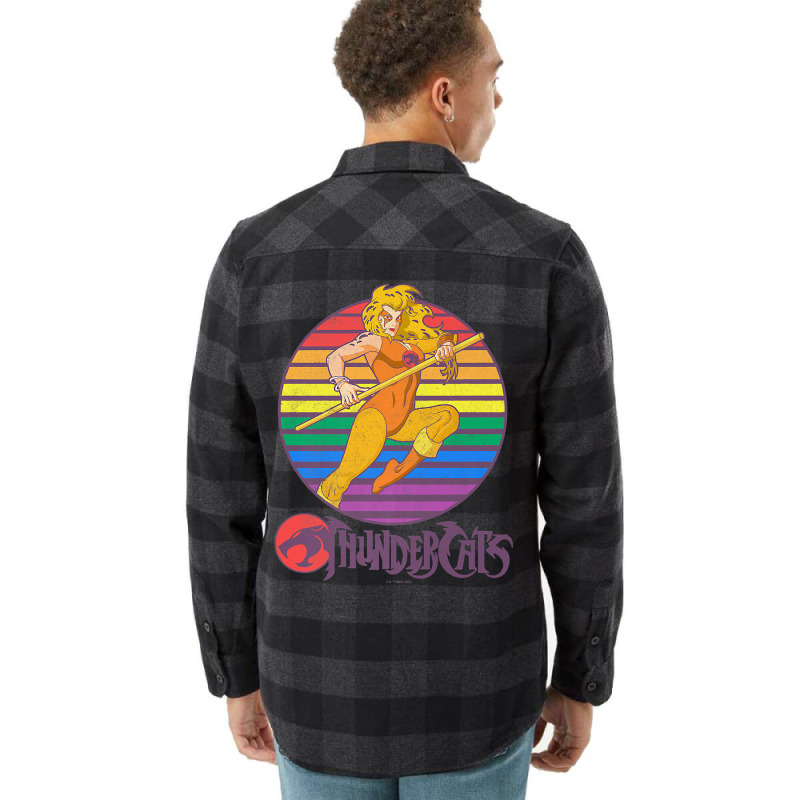 Thundercats Cheetara Rainbow Sunset Poster Premium T Shirt Flannel Shirt by javauxswar | Artistshot