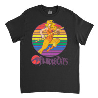 Thundercats Cheetara Rainbow Sunset Poster Premium T Shirt Classic T-shirt | Artistshot