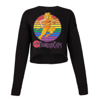 Thundercats Cheetara Rainbow Sunset Poster Premium T Shirt Cropped Sweater | Artistshot