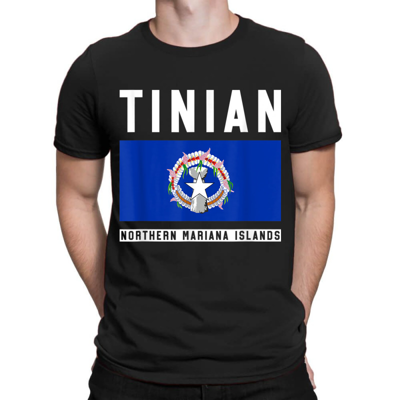 Tinian Souvenir Northern Mariana Islands Flag T-shirt | Artistshot