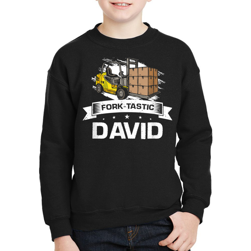 Mens Fork Stacker Operator Design For Forklift Driverfor David T Shirt Youth Sweatshirt by pearleql2katnik | Artistshot