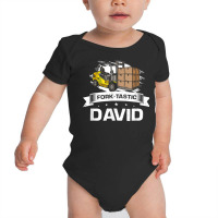 Mens Fork Stacker Operator Design For Forklift Driverfor David T Shirt Baby Bodysuit | Artistshot