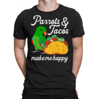 Parrots & Tacos I Kawaii Food I Male Eclectus T-shirt | Artistshot