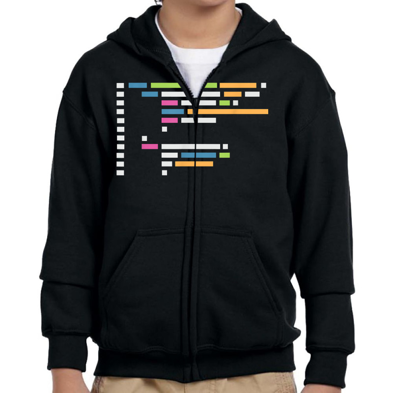 Minimalist Programming Code For Programmer Coder Developer T Shirt Youth Zipper Hoodie by pearleql2katnik | Artistshot