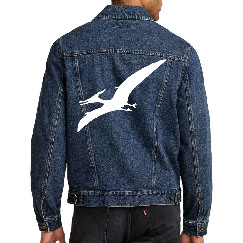 Pterosaur Dinosaur Men Denim Jacket | Artistshot