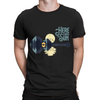 Here Comes The Sun Guitar Shaped Tree Retro Vintage Sunset T-shirt | Artistshot