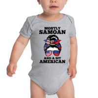 Mostly Samoan And A Bit American Samoa T Shirt Baby Bodysuit | Artistshot