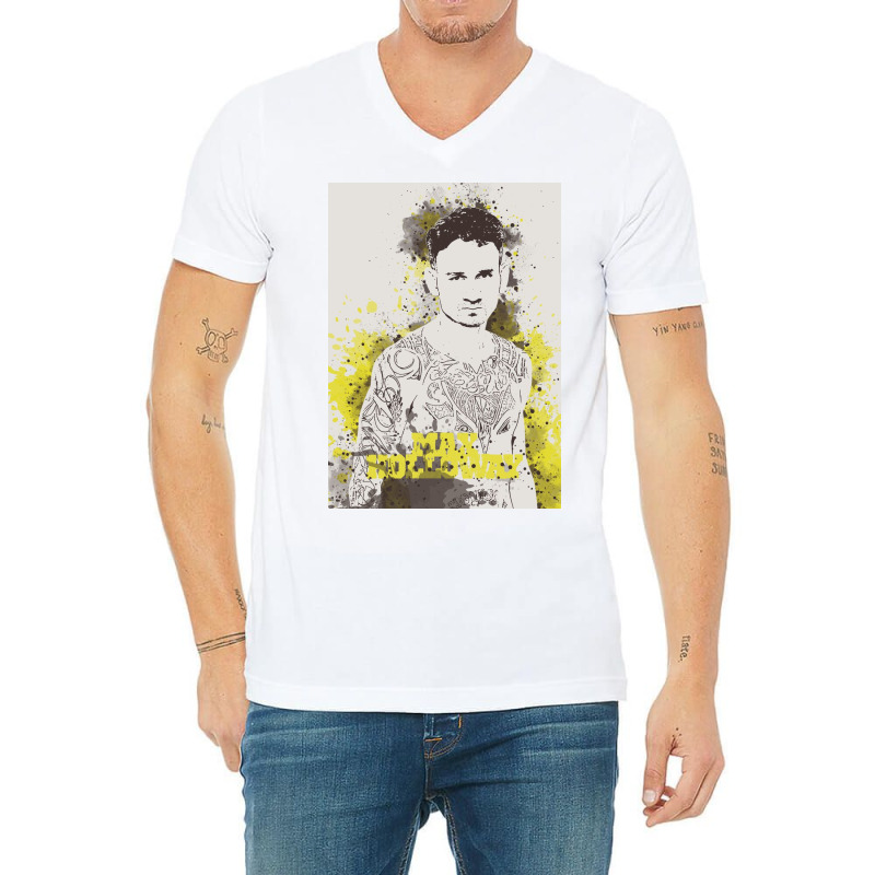 Max Holloway V-neck Tee | Artistshot