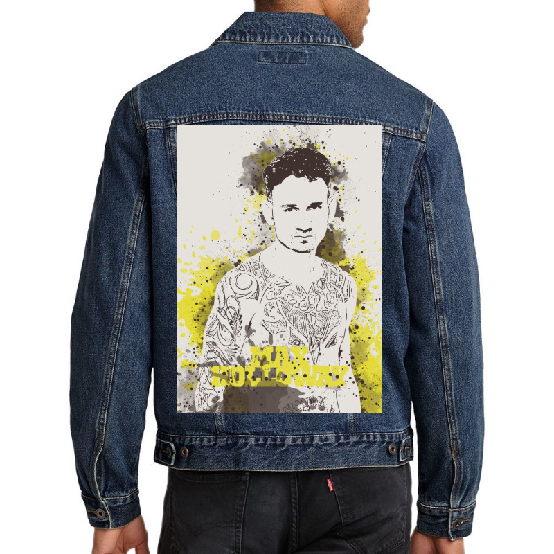 Max Holloway Men Denim Jacket | Artistshot