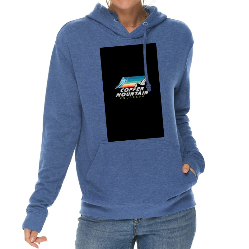 Beaver Copper Mountain Colorado   Usa Ski Resort 1980s Retro Collectio Lightweight Hoodie | Artistshot