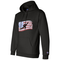 A10 Thunderbolt Ii Warthog Distressed  Us Flag Champion Hoodie | Artistshot